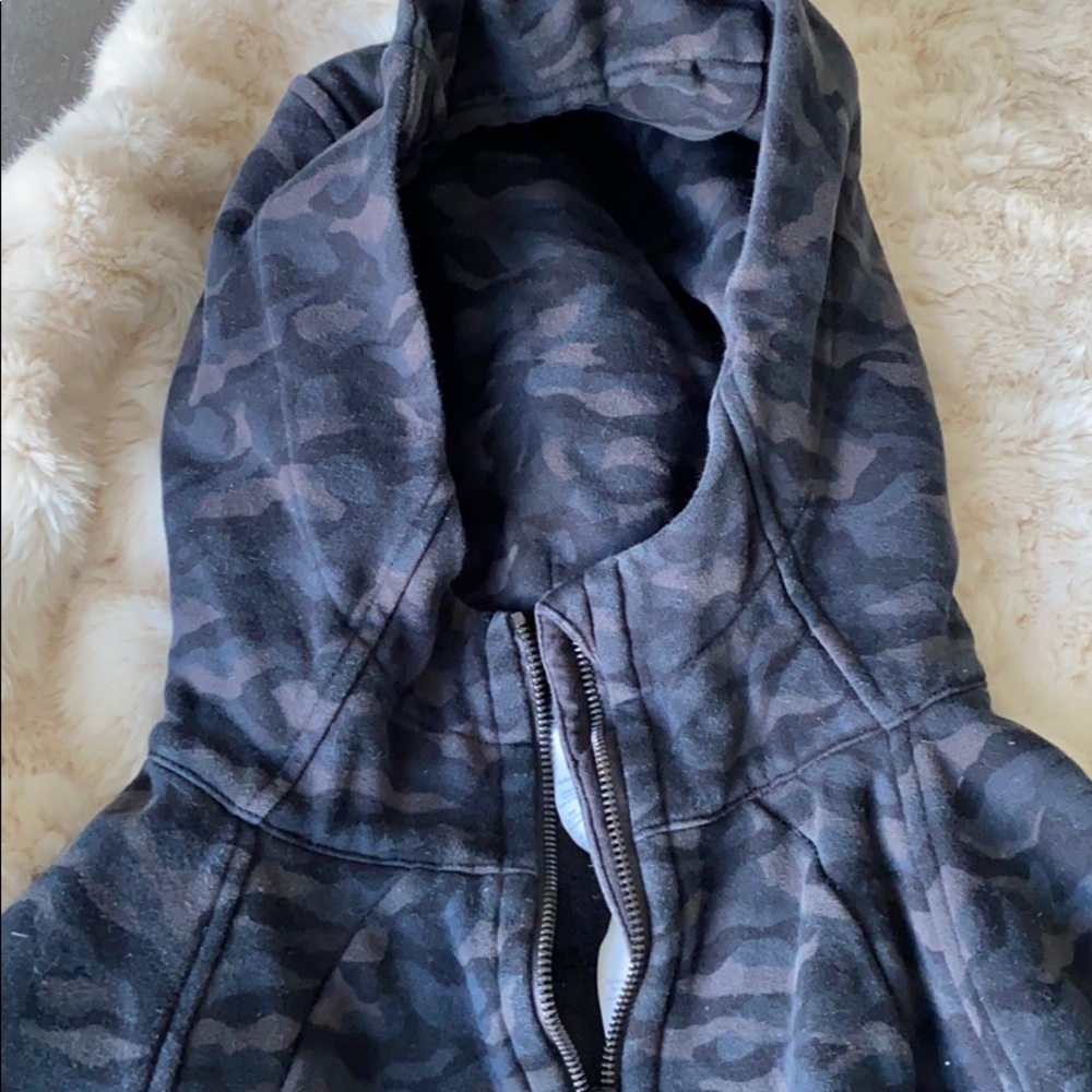 Scuba camo fleece hoodie